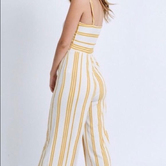 Yellow jumpsuit - Picture 3 of 4